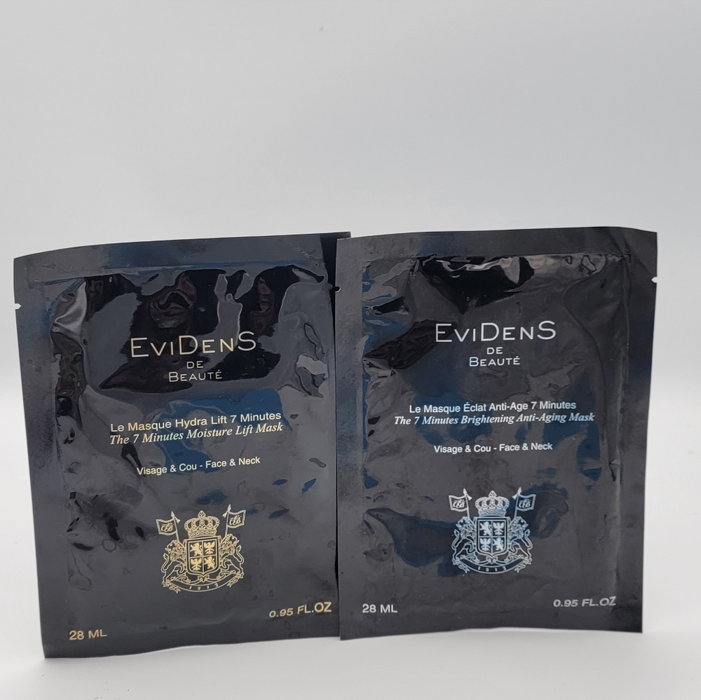 Face Mask, EviDenS de Beaute X 2, THE 7 MINUTES MOISTURE LIFT Mask, New